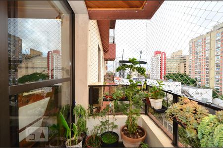 Varanda da Sala de apartamento à venda com 4 quartos, 132m² em Vila Mariana, São Paulo