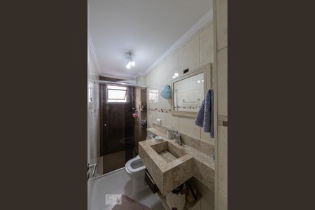 Banheiro Social de apartamento à venda com 1 quarto, 52m² em Vila Carrao, São Paulo