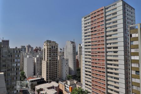 Vista da Sala de apartamento para alugar com 1 quarto, 28m² em Jardim Paulista, São Paulo