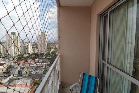 Apartamento à venda com 54m², 2 quartos e 1 vagaSacada da Sala  