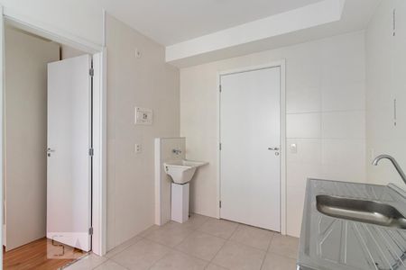 Sala e Cozinha de apartamento para alugar com 1 quarto, 26m² em Cambuci, São Paulo