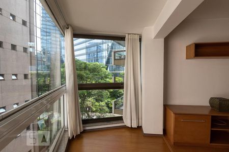 Varanda da Sala de apartamento para alugar com 2 quartos, 70m² em Vila Olímpia, São Paulo