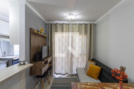 Sala/Cozinha de apartamento à venda com 2 quartos, 47m² em Jardim Castelo, São Paulo