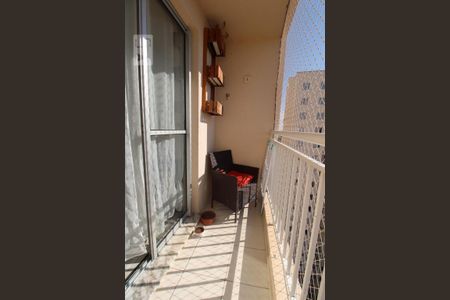 Sacada da Sala de apartamento para alugar com 2 quartos, 52m² em Bonfim, Campinas