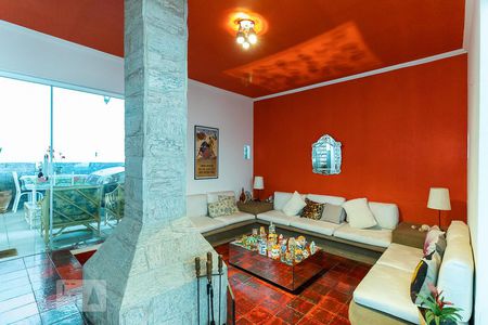 Sala de lareira de casa para alugar com 3 quartos, 280m² em Jardim Chapadão, Campinas
