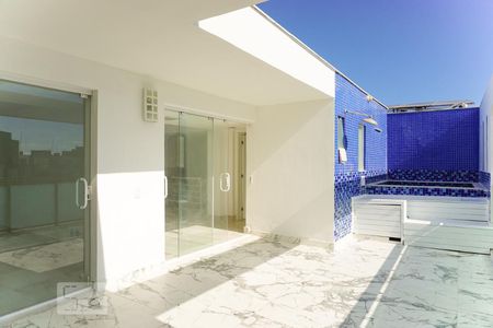 Varanda da Sala/Cobertura de apartamento para alugar com 3 quartos, 160m² em Barra da Tijuca, Rio de Janeiro