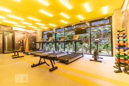 Studio para alugar com 26m², 1 quarto e sem vaga Studio para alugar com 26m², 1 quarto e sem vagaAcademia