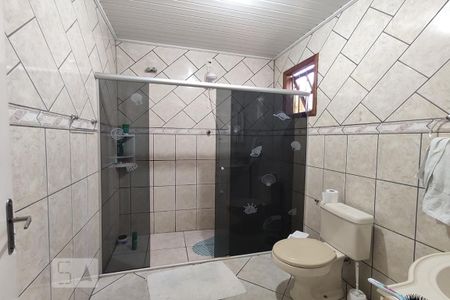 Banheiro da Suíte de casa à venda com 3 quartos, 160m² em Scharlau, São Leopoldo