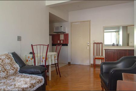 Detalhe Sala de apartamento para alugar com 1 quarto, 36m² em Centro Histórico, Porto Alegre