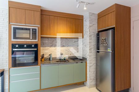 Cozinha de kitnet/studio à venda com 1 quarto, 28m² em República, São Paulo