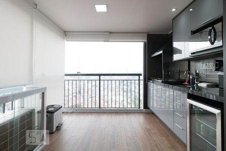 Varanda gourmet de kitnet/studio para alugar com 1 quarto, 38m² em Jardim Flor da Montanha, Guarulhos