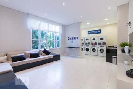 Studio à venda com 38m², 1 quarto e 1 vagaLavanderia