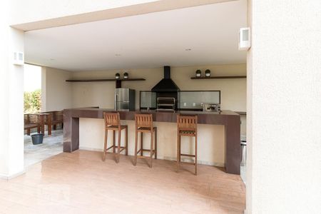 Studio à venda com 38m², 1 quarto e 1 vagaChurrasqueira