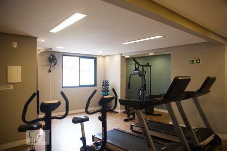 Studio para alugar com 28m², 1 quarto e sem vaga Studio para alugar com 28m², 1 quarto e sem vagaÁrea comum - Academia