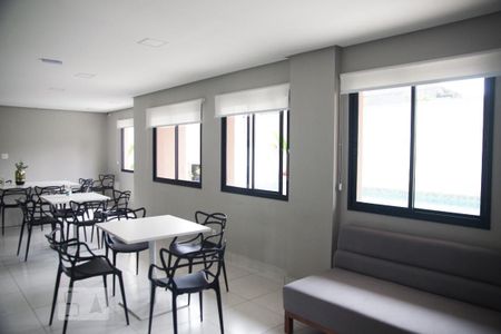 Studio para alugar com 28m², 1 quarto e sem vaga Studio para alugar com 28m², 1 quarto e sem vagaÁrea comum - Salão de festas