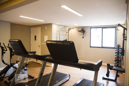 Studio para alugar com 28m², 1 quarto e sem vaga Studio para alugar com 28m², 1 quarto e sem vagaÁrea comum - Academia