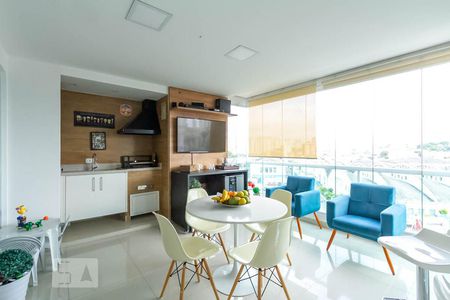 Varanda gourmet de apartamento à venda com 3 quartos, 132m² em Jardim do Mar, São Bernardo do Campo