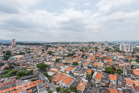 Vista Sala de apartamento à venda com 2 quartos, 58m² em Vila Mangalot, São Paulo