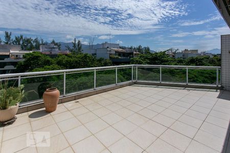 Varanda da Sala de apartamento para alugar com 3 quartos, 260m² em Recreio dos Bandeirantes, Rio de Janeiro