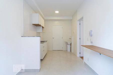 Sala e Cozinha de apartamento para alugar com 1 quarto, 26m² em Cambuci, São Paulo