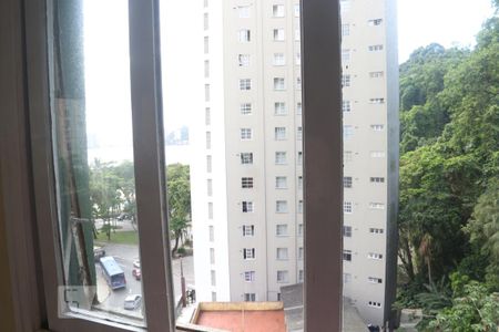 Sala de apartamento para alugar com 1 quarto, 68m² em Centro, São Vicente