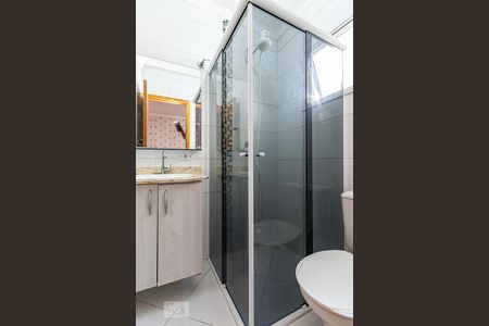 Casa de condomínio à venda com 58m², 2 quartos e 1 vagaBanheiro suíte 2