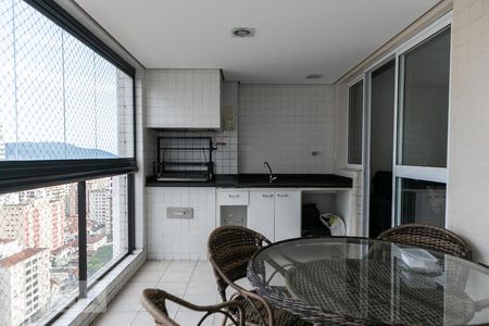 Varanda de apartamento para alugar com 2 quartos, 98m² em Gonzaga, Santos