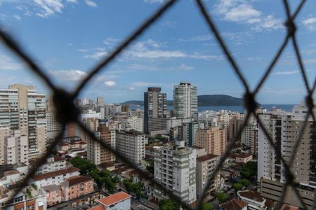 Vista de apartamento para alugar com 2 quartos, 98m² em Gonzaga, Santos