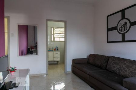 Sala de apartamento para alugar com 2 quartos, 60m² em Gonzaga, Santos