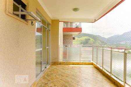 Varanda da Sala de apartamento para alugar com 2 quartos, 90m² em Barra da Tijuca, Rio de Janeiro