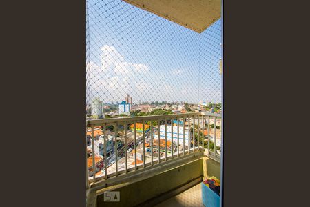 Varanda da sala de apartamento à venda com 2 quartos, 52m² em Vila Príncipe de Gales, Santo André