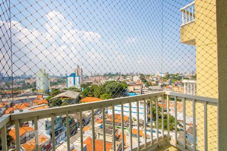 Varanda da sala de apartamento à venda com 2 quartos, 52m² em Vila Príncipe de Gales, Santo André