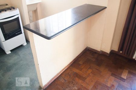 Studio para alugar com 34m², 1 quarto e sem vagaDetalhe cozinha