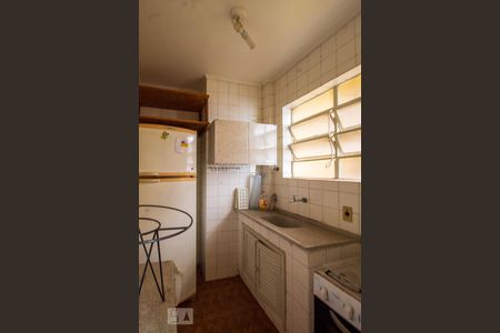 Cozinha de kitnet/studio à venda com 1 quarto, 30m² em Centro Histórico, Porto Alegre