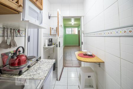 Cozinha de kitnet/studio à venda com 1 quarto, 19m² em Centro Histórico, Porto Alegre