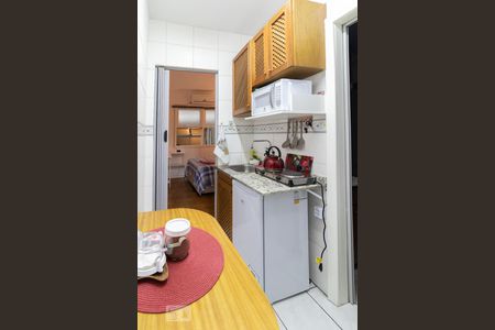 Cozinha de kitnet/studio à venda com 1 quarto, 19m² em Centro Histórico, Porto Alegre