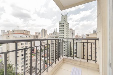Varanda de apartamento para alugar com 1 quarto, 40m² em Higienópolis, São Paulo