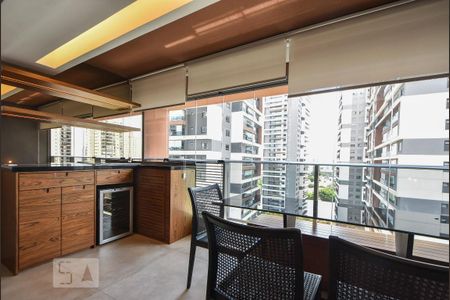 Studio para alugar com 43m², 1 quarto e 1 vagaVaranda
