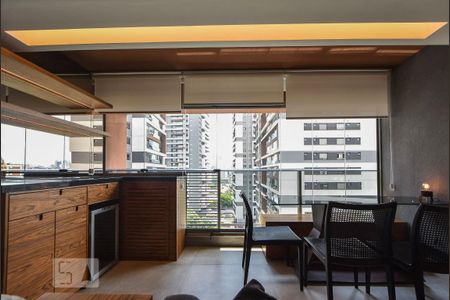 Studio para alugar com 43m², 1 quarto e 1 vagaVaranda