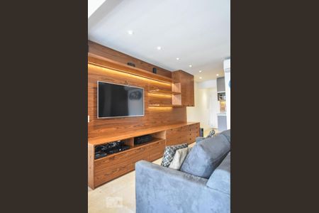 Sala de Estar de kitnet/studio para alugar com 1 quarto, 43m² em Brooklin Paulista, São Paulo
