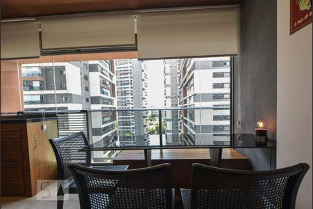 Studio para alugar com 43m², 1 quarto e 1 vagaVaranda