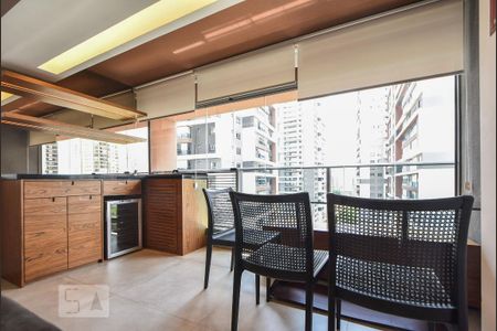Studio para alugar com 43m², 1 quarto e 1 vagaVaranda