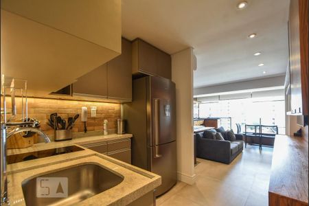 Vista Entrada de kitnet/studio para alugar com 1 quarto, 43m² em Brooklin Paulista, São Paulo