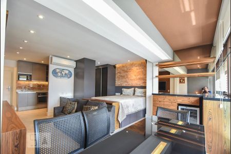 Studio de kitnet/studio para alugar com 1 quarto, 43m² em Brooklin Paulista, São Paulo