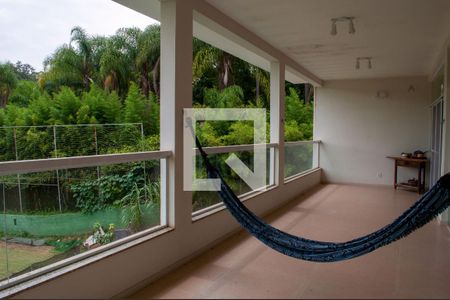 Varanda de casa de condomínio para alugar com 4 quartos, 849m² em Jardim Itália, Jundiaí