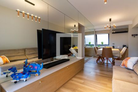 Sala de apartamento à venda com 3 quartos, 88m² em Vila Ipojuca, São Paulo