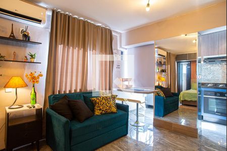 Sala de apartamento à venda com 1 quarto, 40m² em Bela Vista, São Paulo