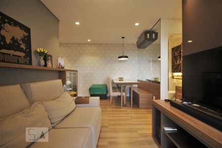 Sala de apartamento para alugar com 2 quartos, 59m² em Vila Andrade, São Paulo