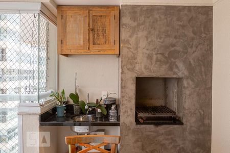 Varanda Gourmet de apartamento à venda com 3 quartos, 145m² em Barra Funda, São Paulo