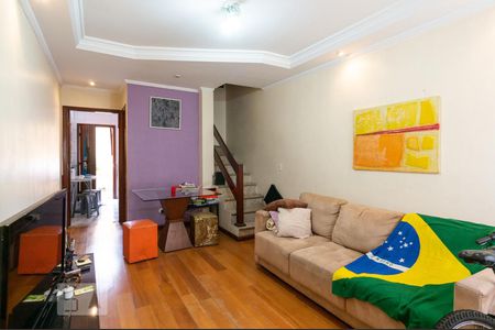 Sala de casa de condomínio à venda com 2 quartos, 70m² em Vila Guaca, São Paulo